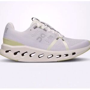 On Running Women's White & Yellow Cloudsurfer 1 Running Shoes